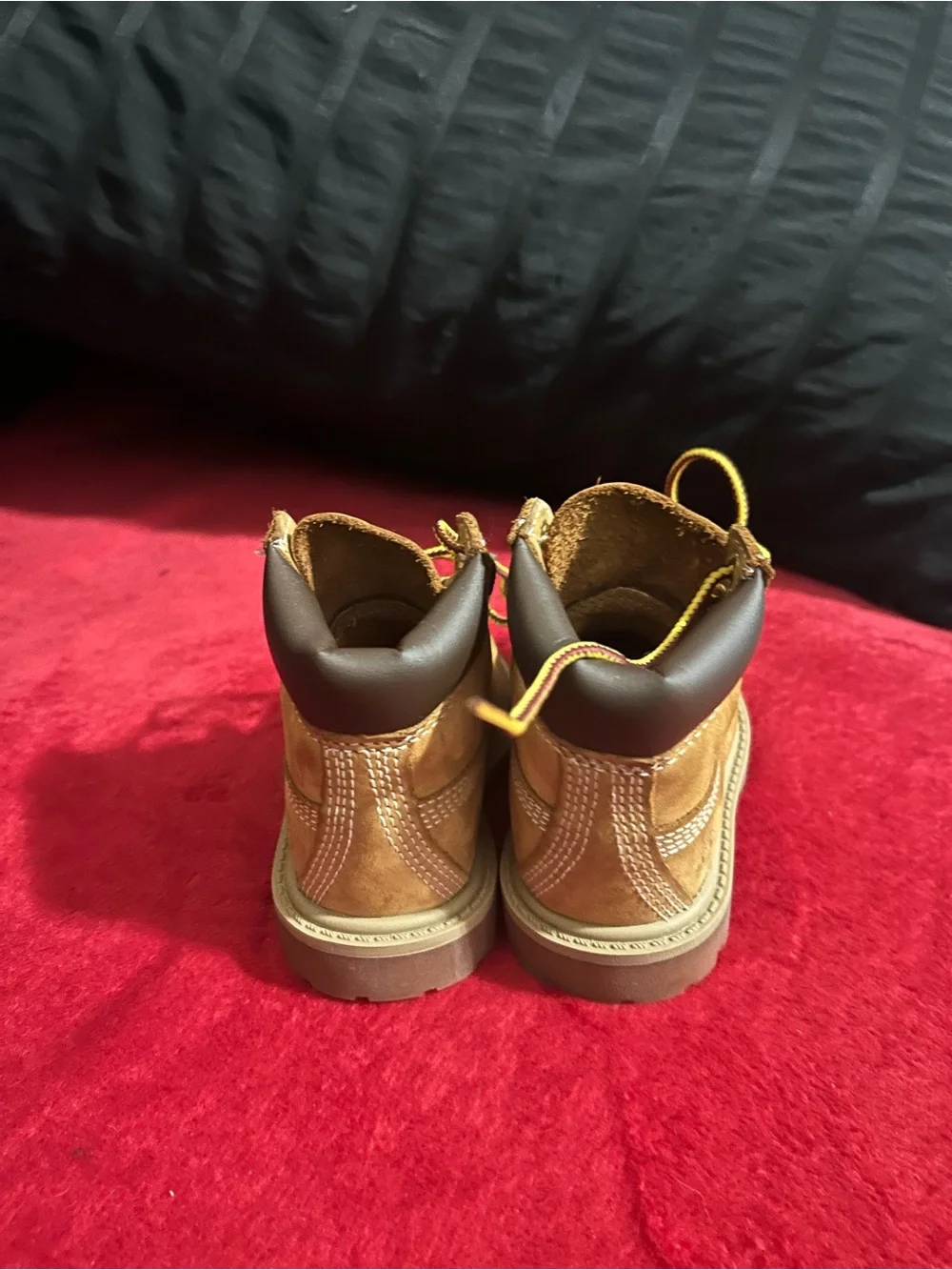 Tim’s - Kids Brown Lace-Up Work Boots -